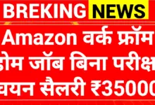 Amazon Work From Home: अमेजॉन वर्क फ्रॉम होम जॉब आवेदन फॉर्म शुरू 7 Amazon Work From Home