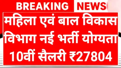 Women And Child Development Recruitment 2025: युवाओं के लिए खुशखबरी 12वीं पास को भी मौका 5 Women And Child Development Recruitment 2025
