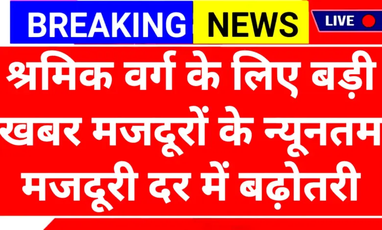 Labour Minimum Wages Hike 2025: मजदूर साथियों के लिए खुशखबरी बढ़ने जा रही है आपकी दिहाड़ी 3 Labour Minimum Wages Hike 2025