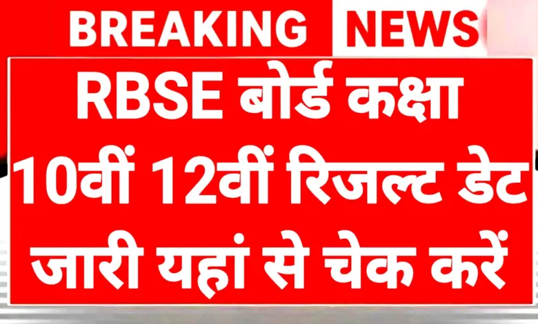 RBSE Board Exam 2026