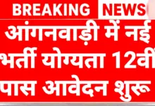 Anganwadi Worker Recruitment 2026