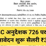 BTSC Instructor Recruitment 2026