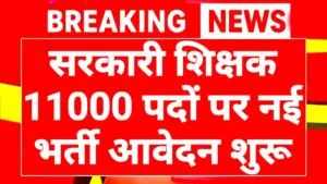 Govt Teacher Vacancy 2026