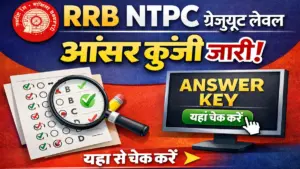 RRB NTPC Graduate Answer Key 2026