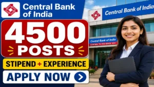 Central Bank of India Apprentice Bharti 2026