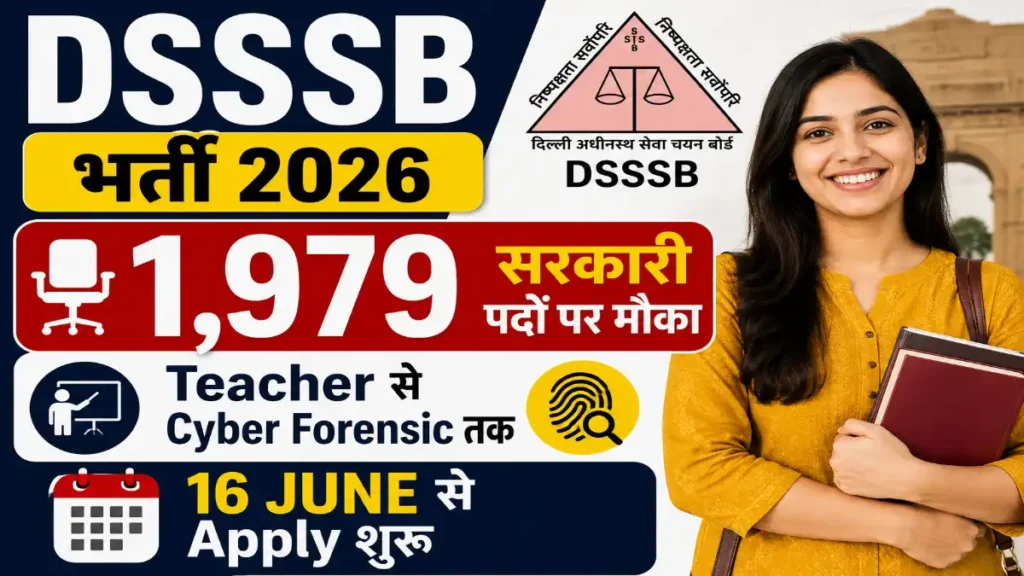 DSSSB Recruitment 2026