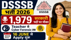 DSSSB Recruitment 2026