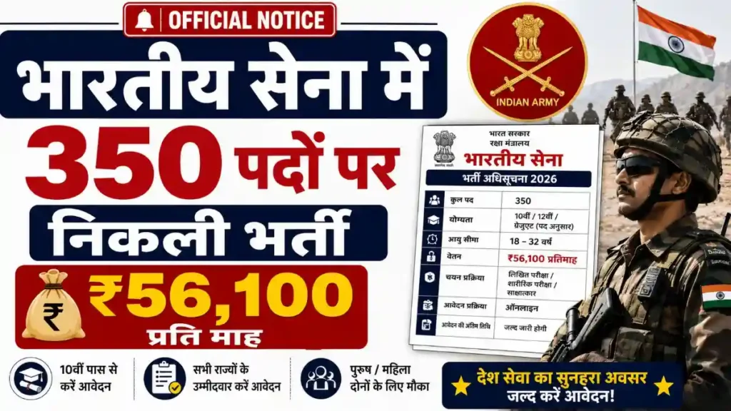 Indian Army SSC Technical Recruitment 2026