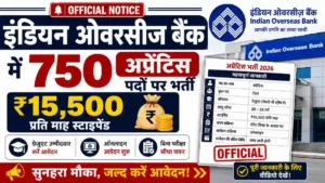 IOB Apprentice Recruitment 2026